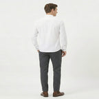 Men's White Tiger Graphic Casual Shirt-1