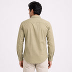 Men's Sage Parrot Green Premium Formal Shirt-4