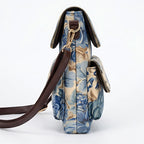 Women's Blue Floral Printed Sling Bag-4