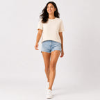Women's Cream Floral Print Full Sleeve Top-2