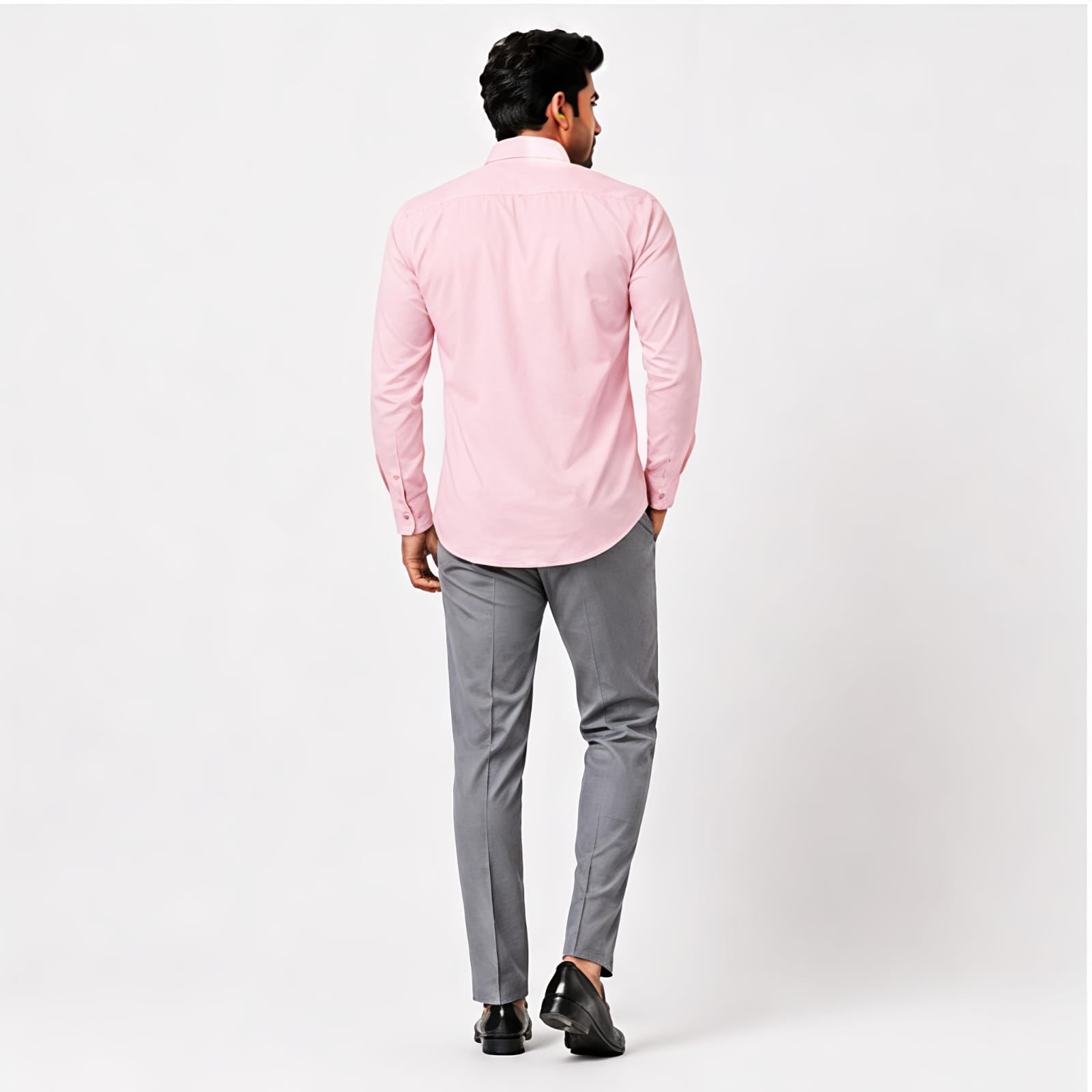 Men's Blush Pink Executive Office Formal Shirt-4