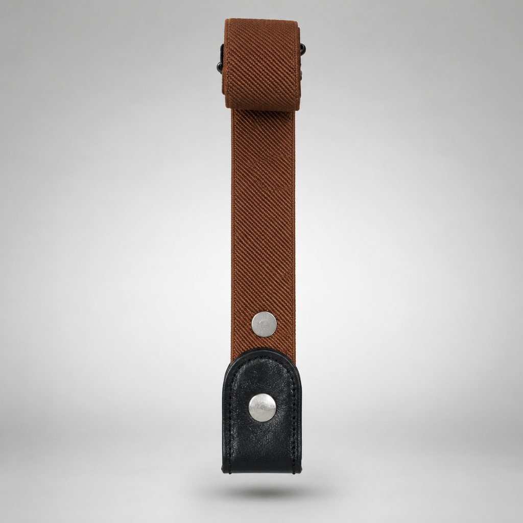 Men's TerraFlex Light Brown Casual Canvas Belt-4