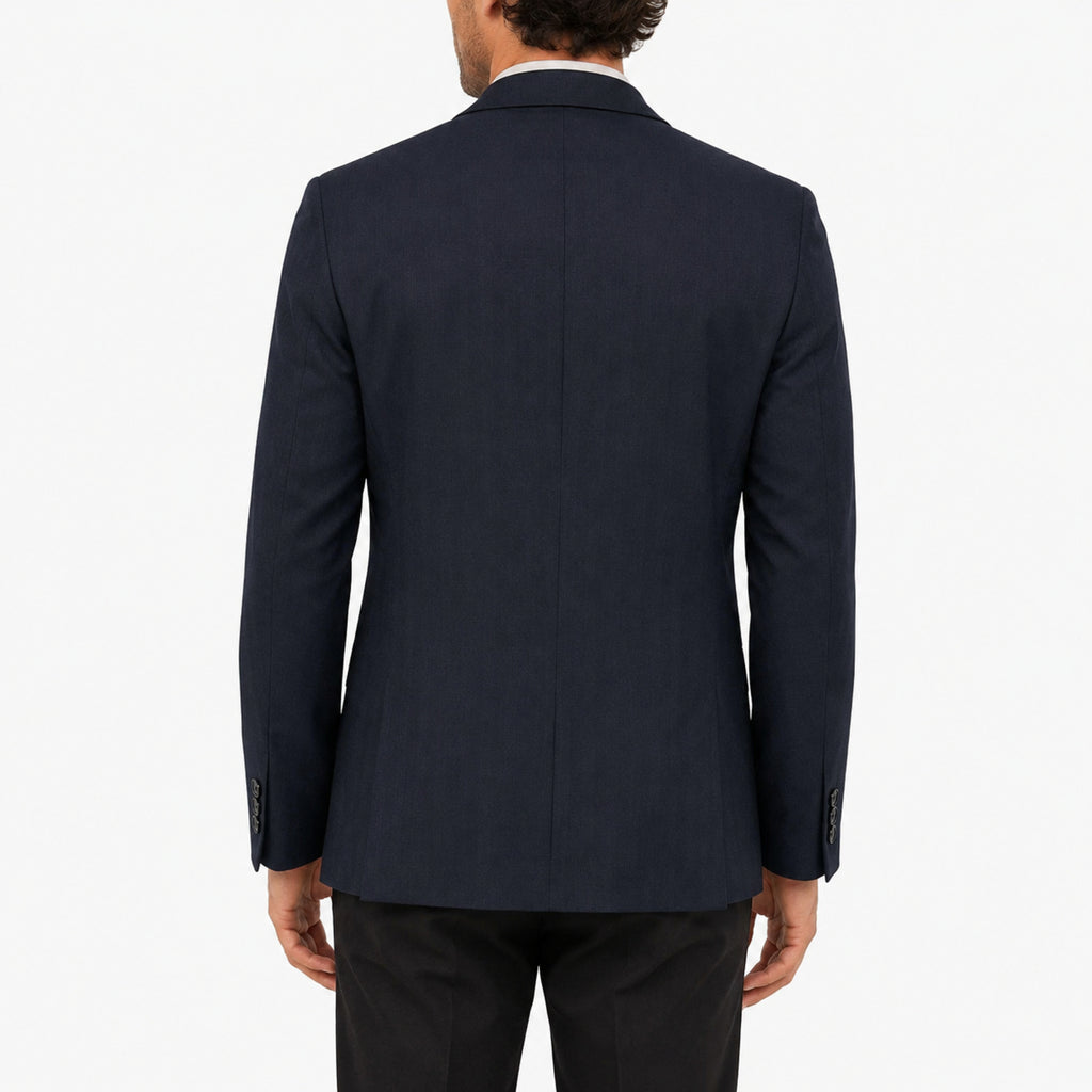 Men's Premium Navy Blue Formal Blazer-4