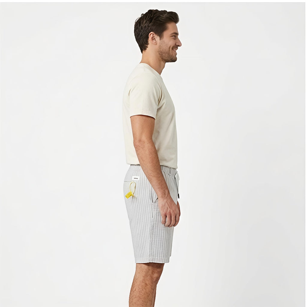 Men's Comfort Fit Drawstring Lounge Shorts-2