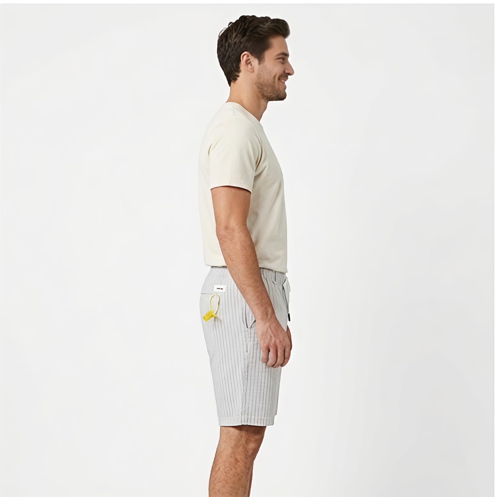 Men's Comfort Fit Drawstring Lounge Shorts-2