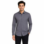 Slate Edge Slim-Fit Formal Shirt-4