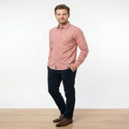 Rosé Grid Classic Slim Fit Shirt-1