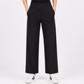 Women's Minimalist Grey Wide Leg Comfort Lounge Pants-1