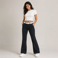 Women's Urban Olive Flare Fit Denim Jeans-1