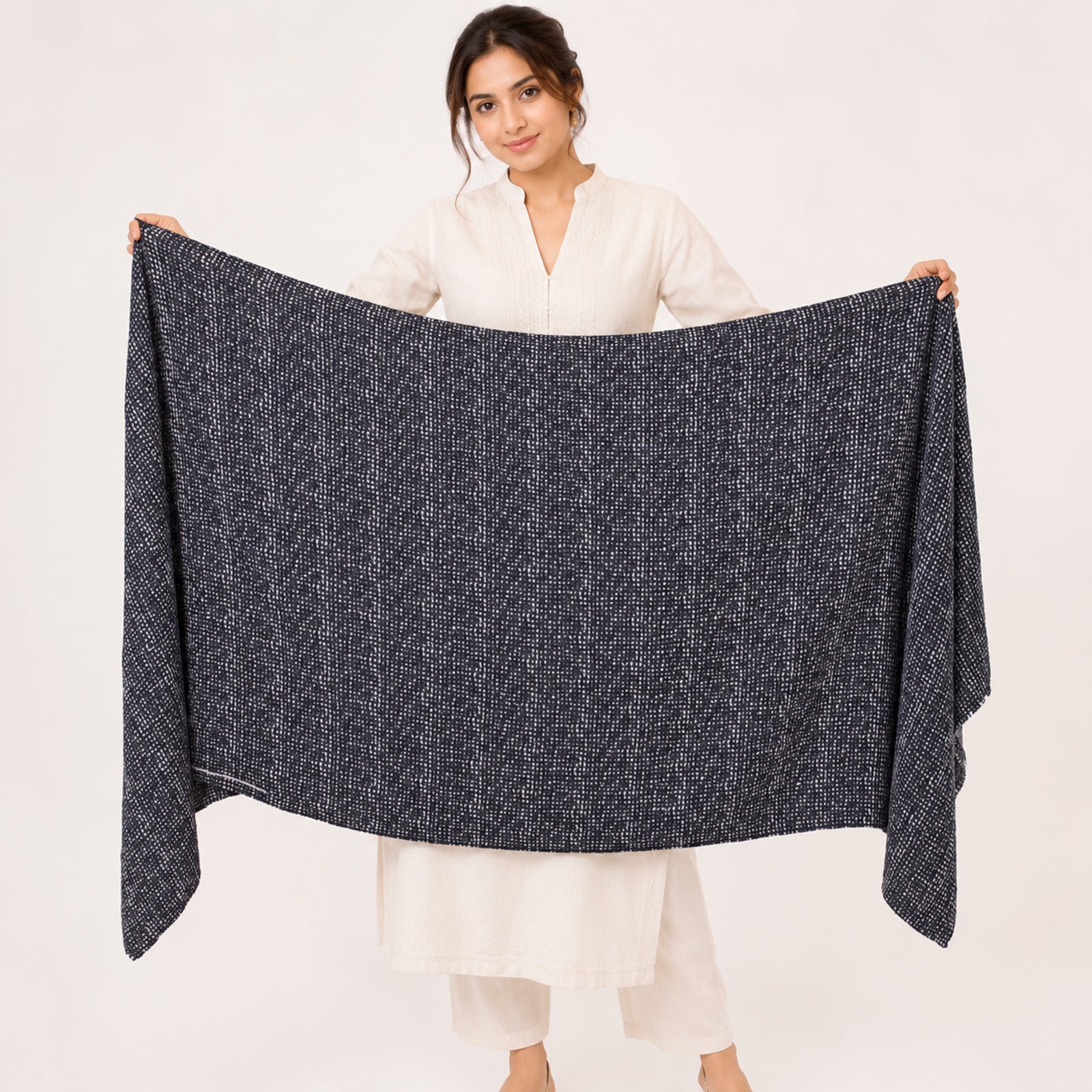 Women's Shimmer Knit Fashion Stole-3