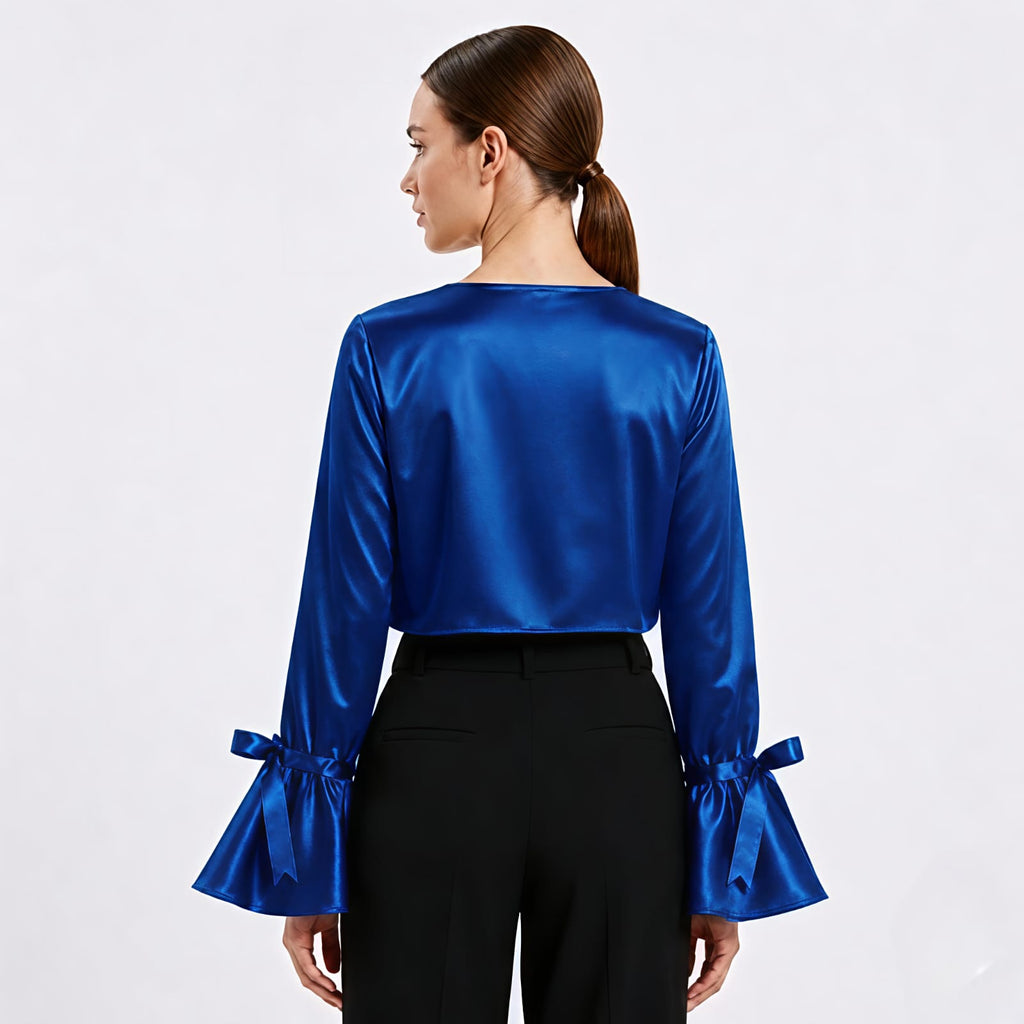 Azure Glow Cropped Shrug-4