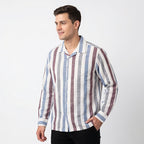 Men's Multi-Stripe Casual Full Sleeve Shirt-1