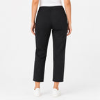 Women's Sleek Black Tailored Formal Executive Trousers-4