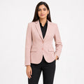 Women's Elegant Peach Formal Blazer-1