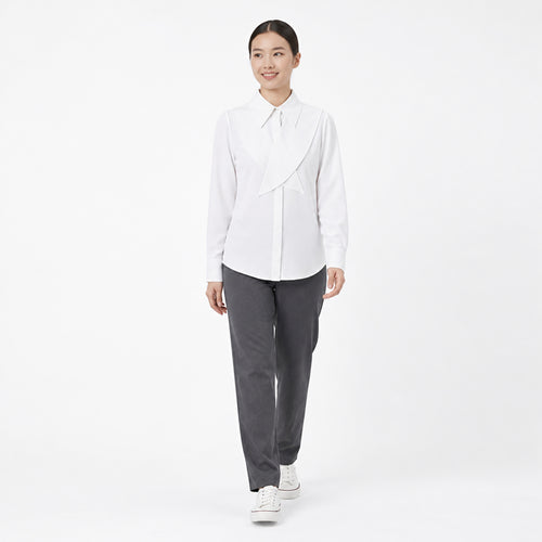Ivory Structured Overlay Shirt-1