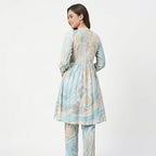 Sky Marble Printed Co-ord Set-4