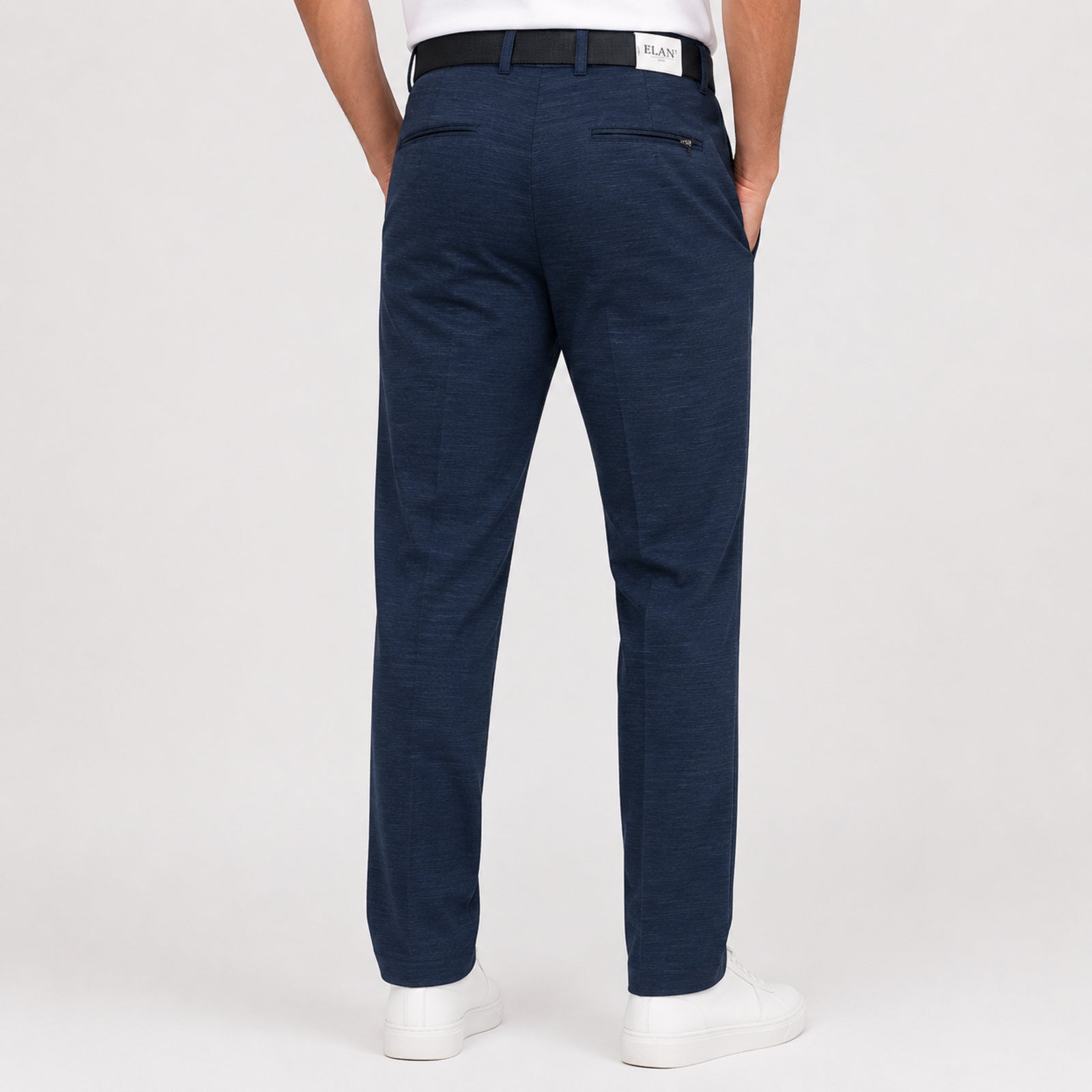 Men's Graphite Luxe Slim Fit Formal Trousers-2