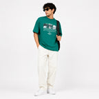Men's Graphic Print Cotton Oversized T-Shirt-4