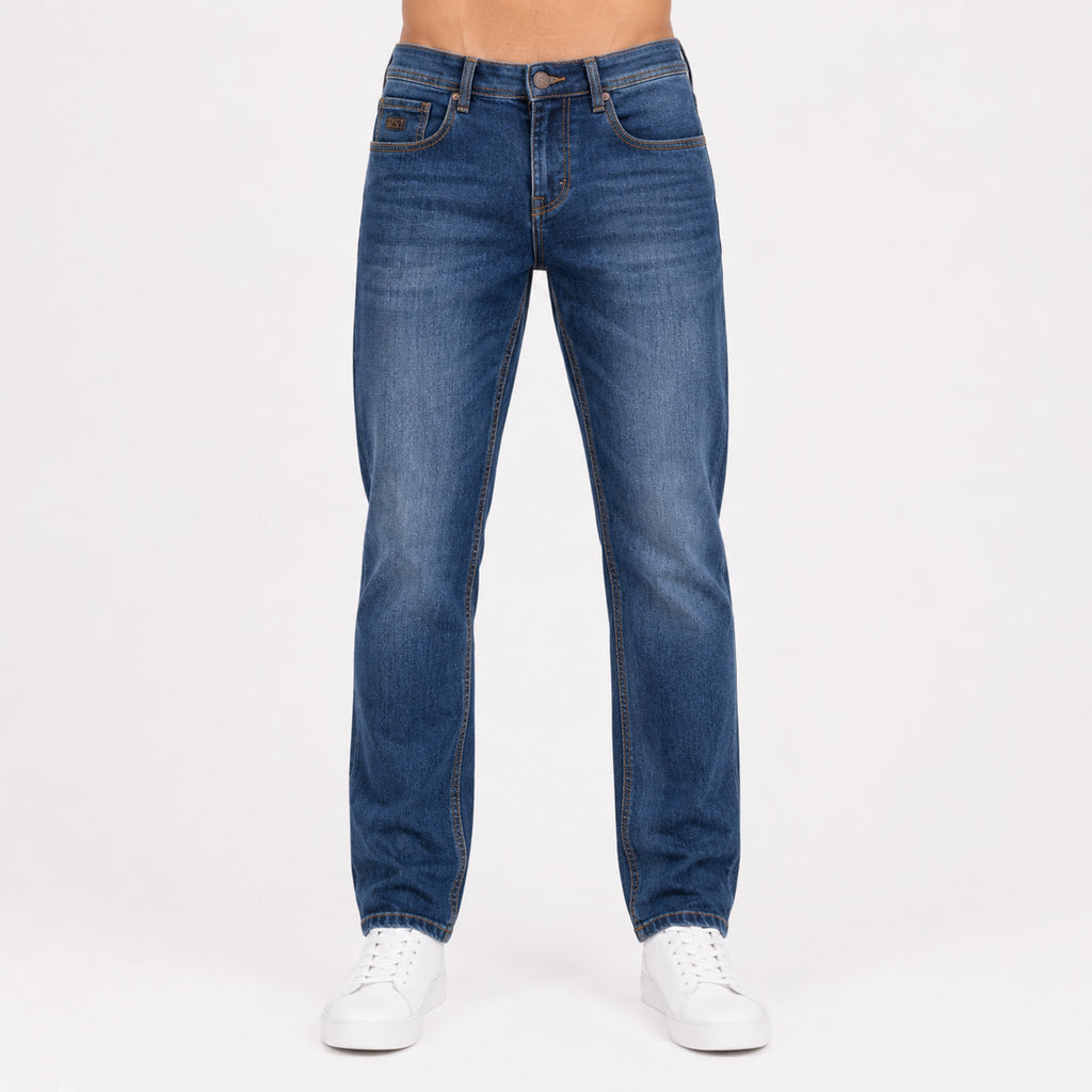 Men's Urban Blue Slim Fit Denim Jeans-3