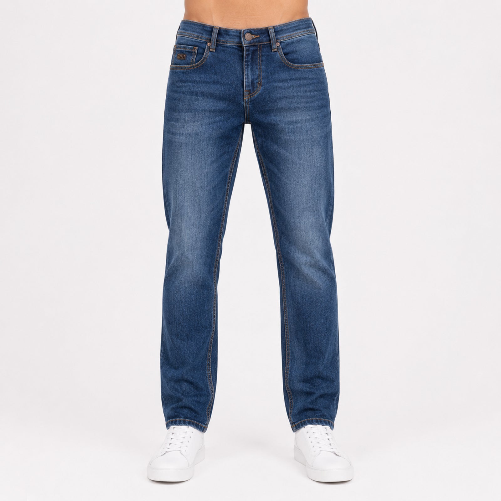 Men's Urban Blue Slim Fit Denim Jeans-3
