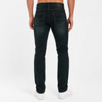 Men's Dark Wash Slim Fit Denim Jeans-3