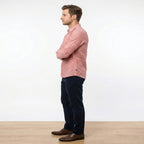 Rosé Grid Classic Slim Fit Shirt-2