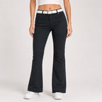 Women's Urban Olive Flare Fit Denim Jeans-2