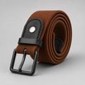 Men's TerraFlex Light Brown Casual Canvas Belt-1