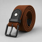 Men's TerraFlex Light Brown Casual Canvas Belt-1