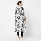 Ivory Noir Floral Long Co-Ord Set-4