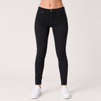 Women's Black High-Rise Skinny Fit Jeans-1