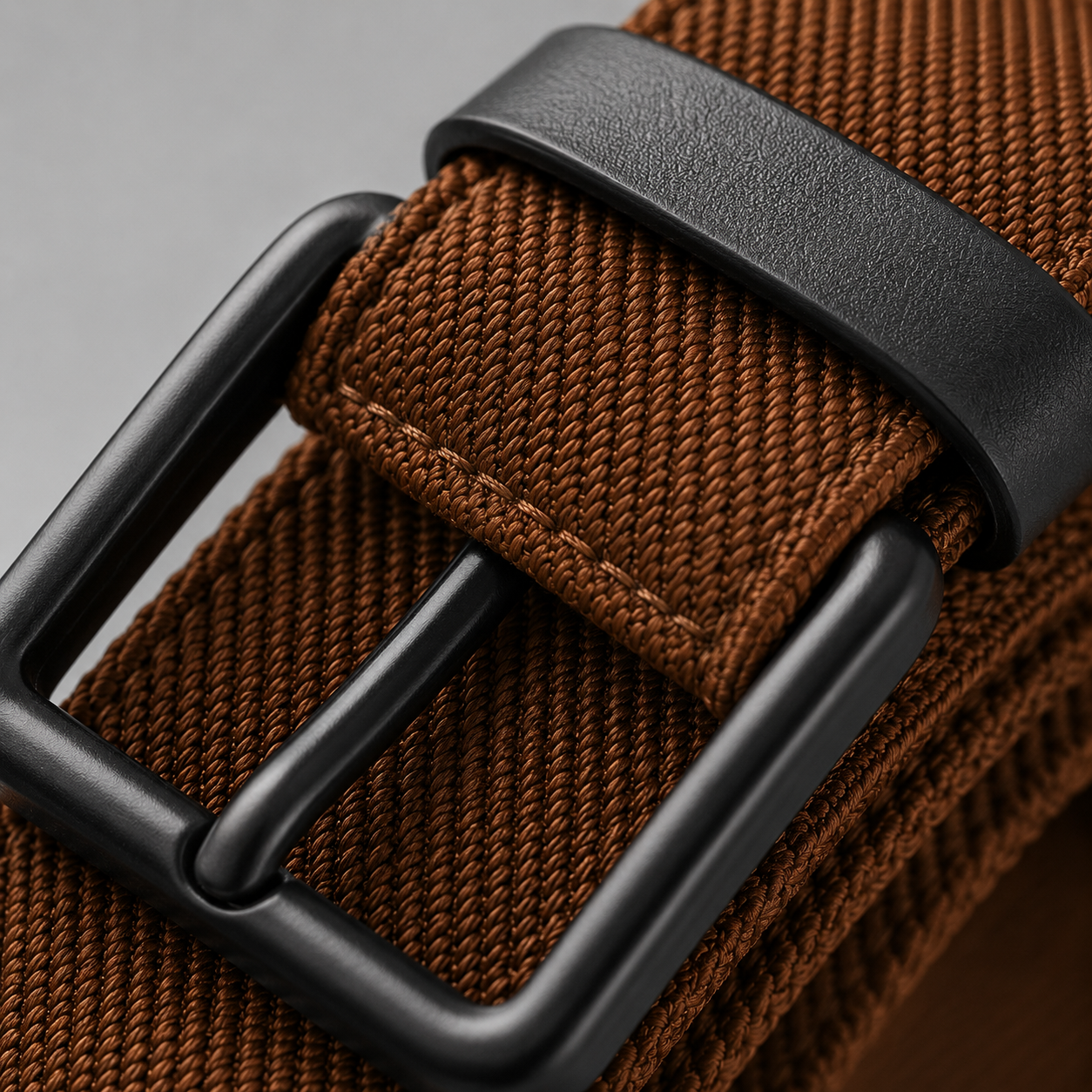 Men's TerraFlex Light Brown Casual Canvas Belt-2