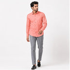 Men's Vibrant Hot Pink Executive Formal Shirt-1