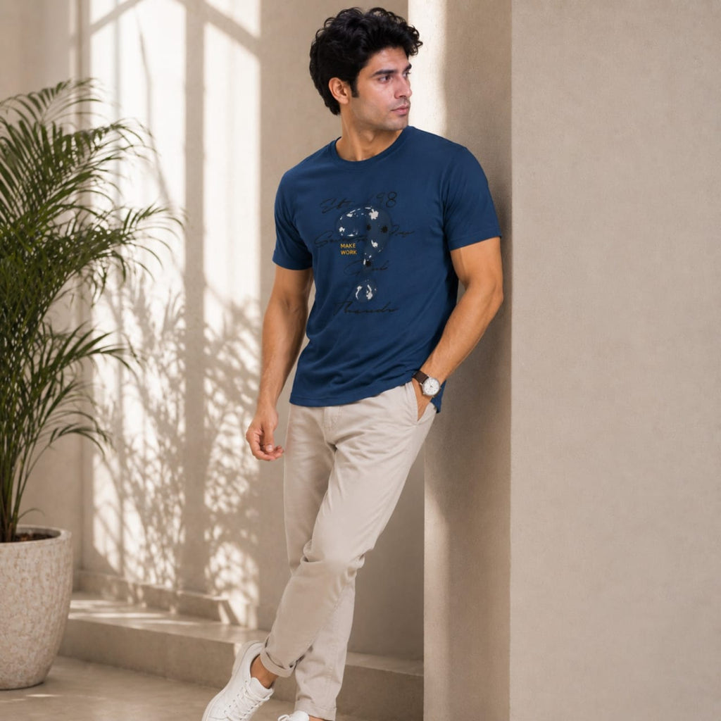 Men's Deep Ocean Graphic Casual T-Shirt-2