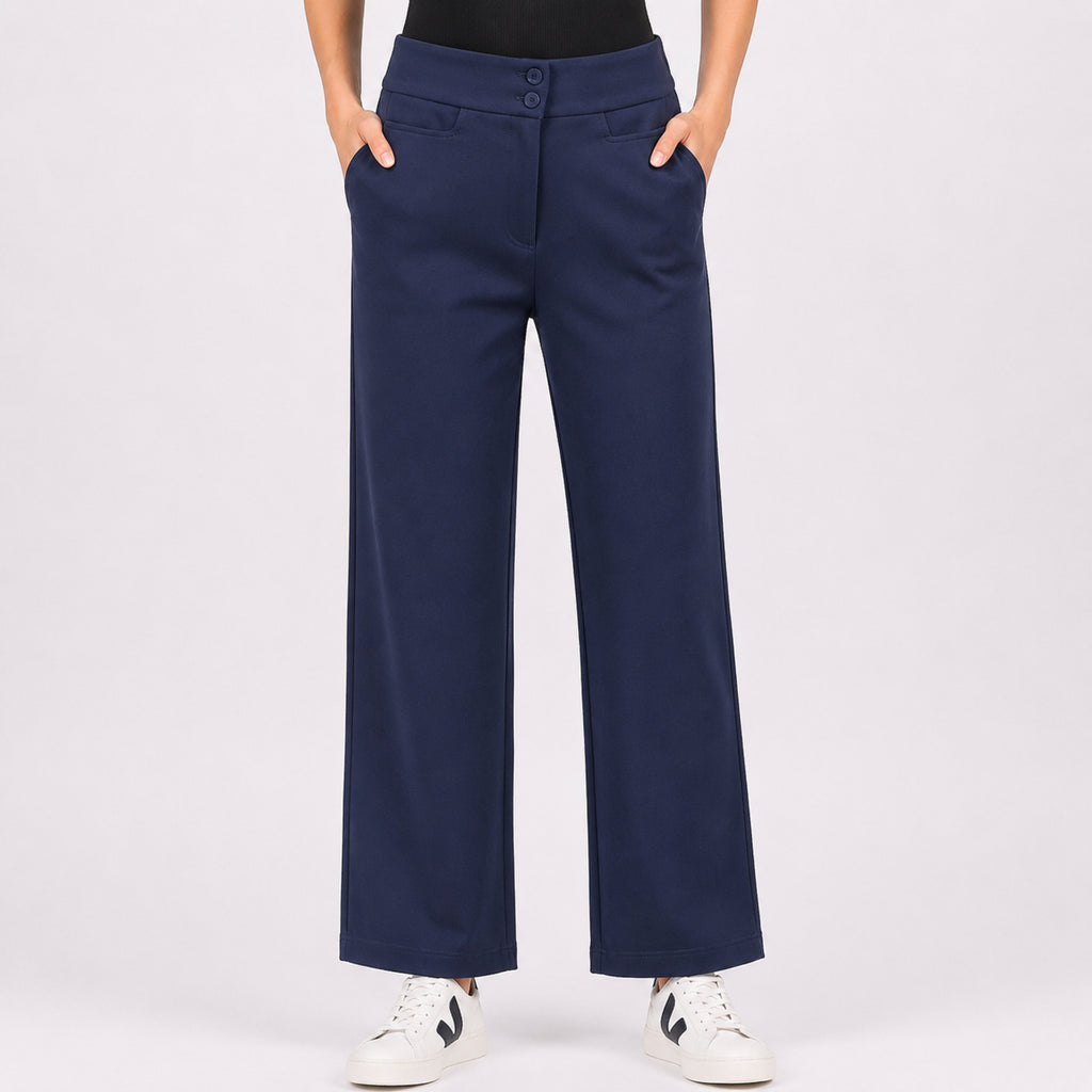 Women's Midnight Motion Wide-Leg Trousers-1