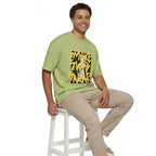 Men's Smoke Style Oversized Graphic T-Shirt-1