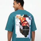 Men's Art of Fetch Oversized Graphic T-Shirt-3