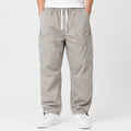 Men's Light Grey Relaxed Fit Cargo Lounge Pants-4