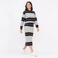 Monochrome Zigzag Co-ord Set-1