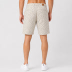 Men's White Printed Casual Summer Shorts-3