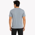 Men's Light Blue Musician Graphic Crew Neck T-Shirt-4
