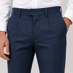 Men's Graphite Luxe Slim Fit Formal Trousers-4