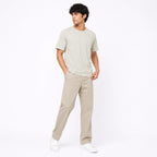 Men's Mint Breeze Solid Cotton T-Shirt-4