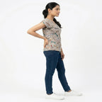 Retro Specs Print Casual Tee-2