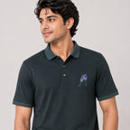 Men's Midnight Toast Embroidered Polo T-Shirt-2