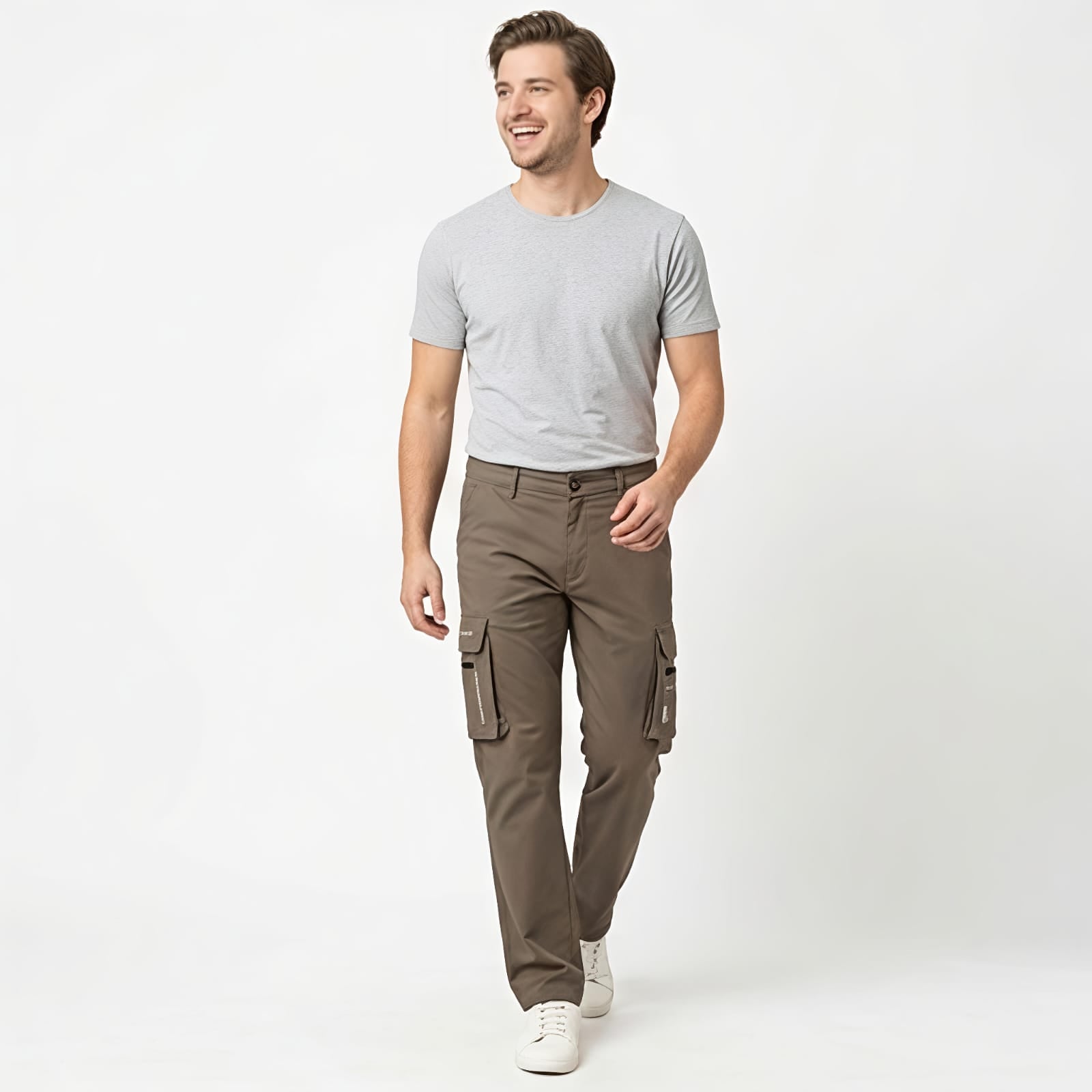Men's Urban Utility Slim Fit Cargo Pants-4