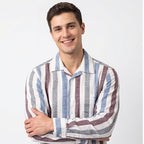 Men's Multi-Stripe Casual Full Sleeve Shirt-2