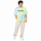 Men's California Tie-Dye Oversized Graphic T-Shirt-4