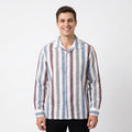 Men's Multi-Stripe Casual Full Sleeve Shirt-4