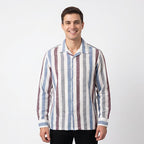 Men's Multi-Stripe Casual Full Sleeve Shirt-4